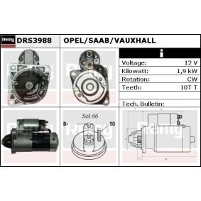 Köp Startmotor av DELCO REMY DRS3988 till det låga priset 6649,89 kr