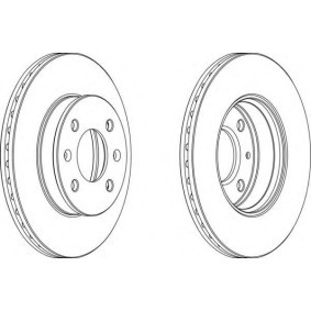 Bremsscheibe DDF1529-1 von FERODO günstig für 52,07 € online kaufen