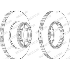 Bremsscheibe FCR321A von FERODO günstig für 59,53 € online kaufen