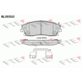Bremsbeläge BL2032U2 von FTE günstig für 59,97 € online kaufen