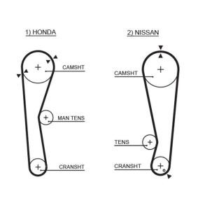 Compre Correia de distribuição de GATES online para BLUEBIRD Hatchback (T72, T12) a preços moderados