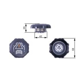 Deckel Kühlmittelbehälter des Herstellers GATES - Originalware Artikelnummer: RC239