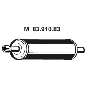 Mittelschalldämpfer von EBERSPÄCHER 83.910.83