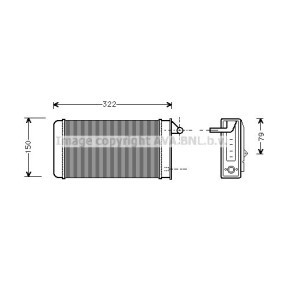 Acquista Scambiatore calore per riscaldamento abitacolo da PRASCO AL6037 a buon mercato per soli 32,76 €