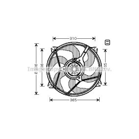 Kühlerlüfter CN7530 von PRASCO günstig für 88,18 € online kaufen