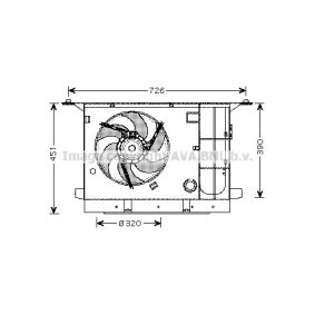 Kühlerlüfter CN7537 von PRASCO günstig für 208,95 € online kaufen