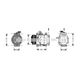 Achetez des Compresseur de climatisation PRASCO FTK042 à prix pour 752,90 €