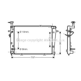 Kühler, Motorkühlung HY2127 von PRASCO günstig für 126,24 € online kaufen