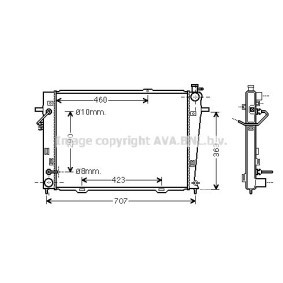 Kühler, Motorkühlung HY2167 von PRASCO günstig für 202,10 € online kaufen