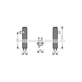 Comprar Filtro deshidratante, aire acondicionado de PRASCO HYD157 a bajo precio de 34,62 €