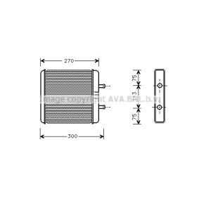 Compre Permutador de calor, aquecimento do habitáculo da PRASCO IV6048 a um preço baixo por 44,40 €