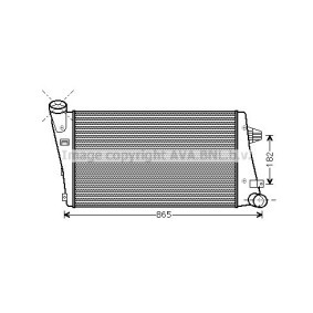 Kjøp Intercooler av PRASCO LV4001 til den lave prisen 3492,92 NOK
