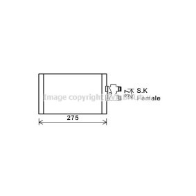 Achetez des Radiateur d'huile de boite de vitesse automatique de chez PRASCO en ligne pour Sprinter 5-T Camion plate-forme/Châssis (W906) à prix modérés