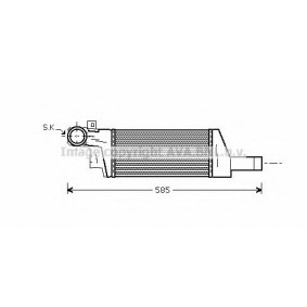 Køb Intercooler af PRASCO OL4404 til den lave pris 3449,11 DKK