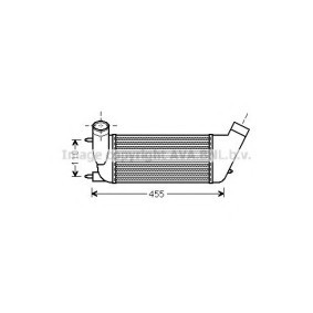 Köp Intercooler av PRASCO PE4347 till det låga priset 3974,32 kr