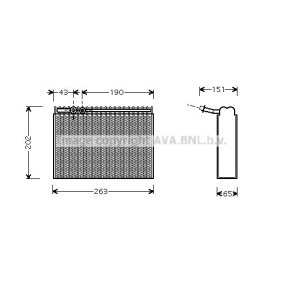 Acquista Evaporatore climatizzatore da PRASCO PEV062 a buon mercato per soli 129,42 €