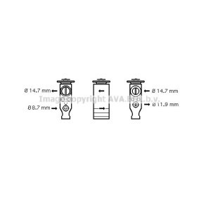 Compre Válvula de expansão, ar condicionado da PRASCO VO1160 a um preço baixo por 48,60 €
