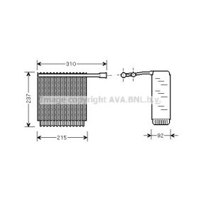 Acquista Evaporatore climatizzatore da PRASCO VOV125 a buon mercato per soli 134,55 €