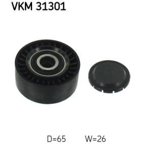 Køb Medløberhjul, multi-V-rem af SKF VKM 31301 til den lave pris 167,72 DKK