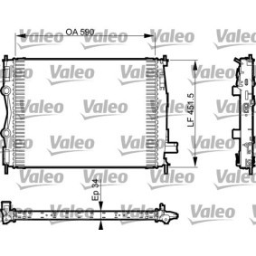 Kühler, Motorkühlung 735380 von VALEO günstig für 142,43 € online kaufen