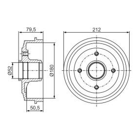 Bremstrommel 0 986 477 153 von BOSCH günstig für 178,61 € online kaufen