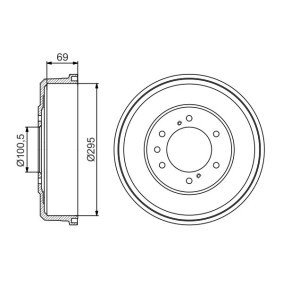 Bremstrommel 0 986 477 165 von BOSCH günstig für 72,94 € online kaufen