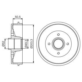 Bremstrommel 0 986 477 197 von BOSCH günstig für 137,94 € online kaufen