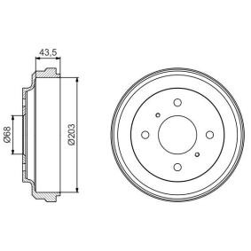 Bremstrommel 0 986 477 198 von BOSCH günstig für 85,64 € online kaufen