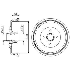Bremstrommel 0 986 477 200 von BOSCH günstig für 57,46 € online kaufen