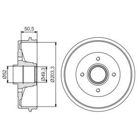 Bremstrommel 0 986 477 210 von BOSCH günstig für 44,11 € online kaufen