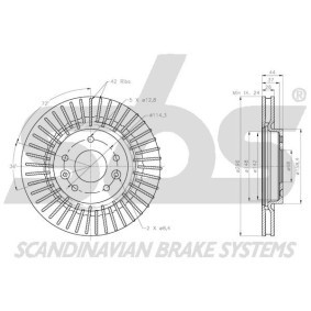 Bremskraftregler des Herstellers sbs - Originalware Artikelnummer: 13308525123