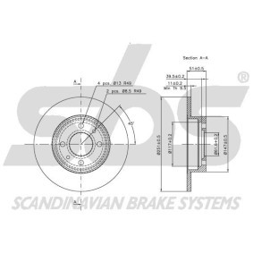 Bremsschlauch 13308525134 von sbs günstig für 19,93 € online kaufen
