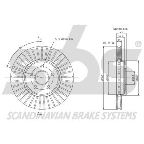 Bremsschlauch für HONDA von sbs