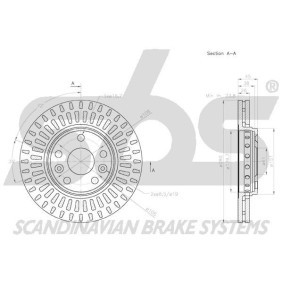 Bremsschlauch für FIAT von sbs