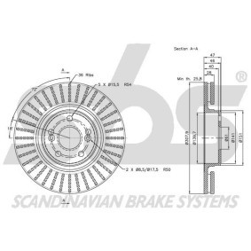 Bremsschlauch für CHEVROLET von sbs