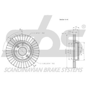 Bremsschlauch 1330855022 von sbs günstig für 16,42 € online kaufen