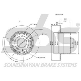 Bremsschlauch für NISSAN von sbs