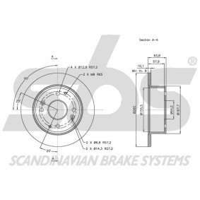 Bremsschlauch 1330853221 von sbs günstig für 13,48 € online kaufen