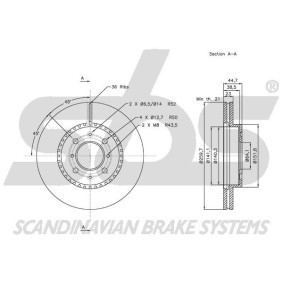 Bremsschlauch des Herstellers sbs - Originalware Artikelnummer: 1330853241