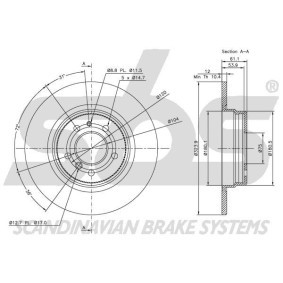 Bremsschlauch 1330851927 von sbs günstig für 11,24 € online kaufen