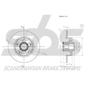 Bremsschlauch für SUZUKI von sbs