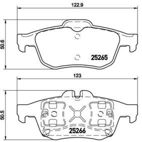 Acquista Pastiglie dei freni da BREMBO online per SAFRANE a prezzi moderati