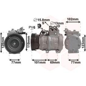 Achetez des Compresseur de climatisation VAN WEZEL 8300K146 à prix pour 554,43 €
