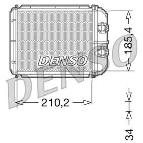 Wärmetauscher des Herstellers DENSO - Originalware Artikelnummer: DRR23014