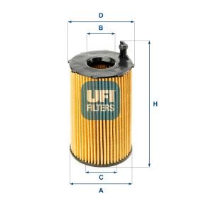 Ölfilter 25.141.00 von UFI günstig für 12,29 € online kaufen