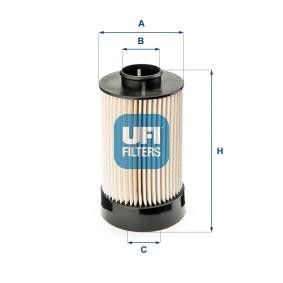 Compre Filtro de combustível da UFI 26.072.00 a um preço baixo por 19,85 €