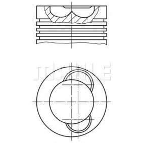 Achetez des Piston MAHLE ORIGINAL 209 52 10 à prix pour 294,47 €