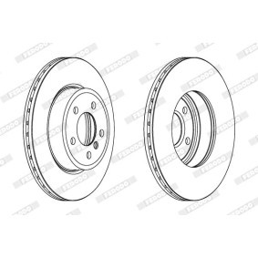 Bremsscheibe DDF1437-1 von FERODO günstig für 67,78 € online kaufen