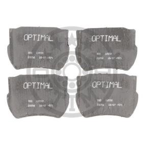 Compre Pastilhas de travão da OPTIMAL 12032 a um preço baixo por 24,69 €
