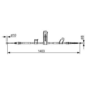 Acquista Cavo freno a mano da BOSCH 1 987 482 522 a buon mercato per soli 24,86 €